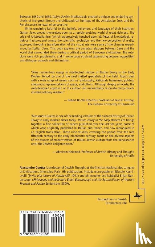 Guetta, Alessandro - Italian Jewry in the Early Modern Era