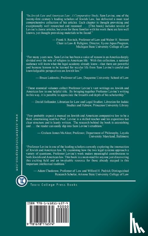 Levine, Samuel J. - Jewish Law and American Law, Volume 2