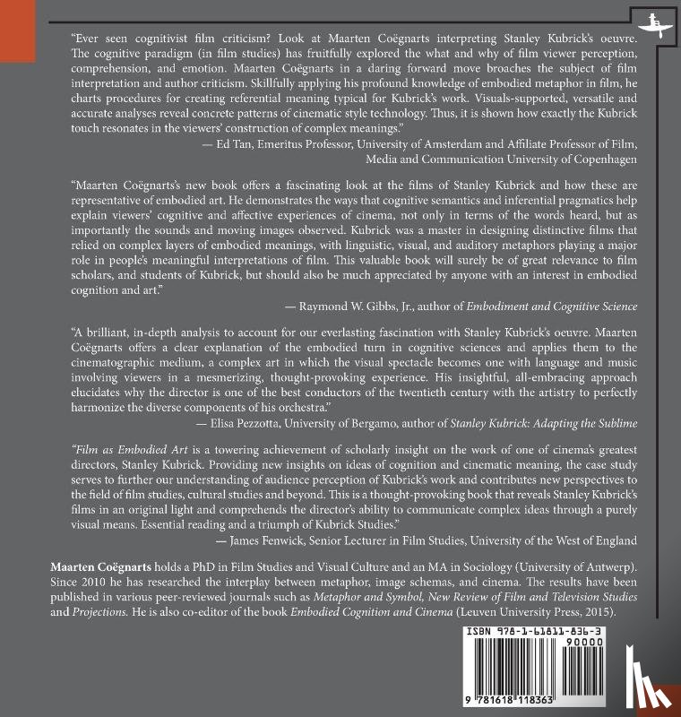 Coegnarts, Maarten - Film as Embodied Art