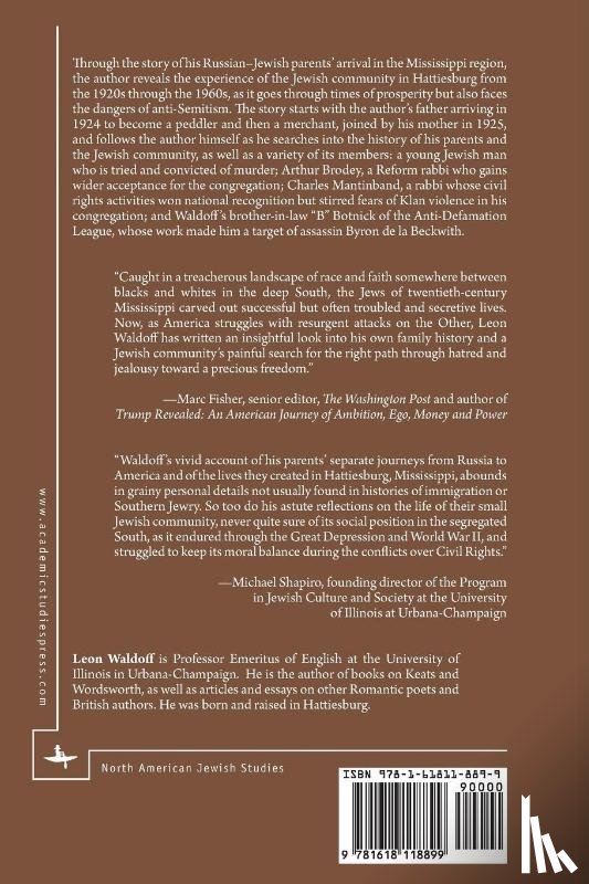 Waldoff, Leon - A Story of Jewish Experience in Mississippi