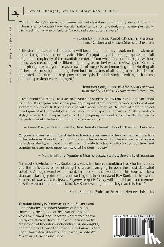 Mirsky, Yehudah - Towards the Mystical Experience of Modernity