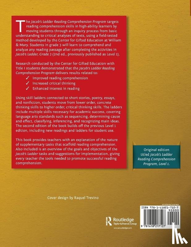 Center for Gifted Education, William & Mary - Jacob's Ladder Reading Comprehension Program