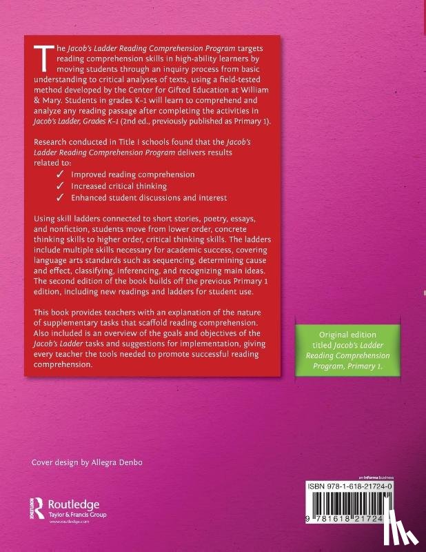 VanTassel-Baska, Joyce, Stambaugh, Tamra - Jacob's Ladder Reading Comprehension Program