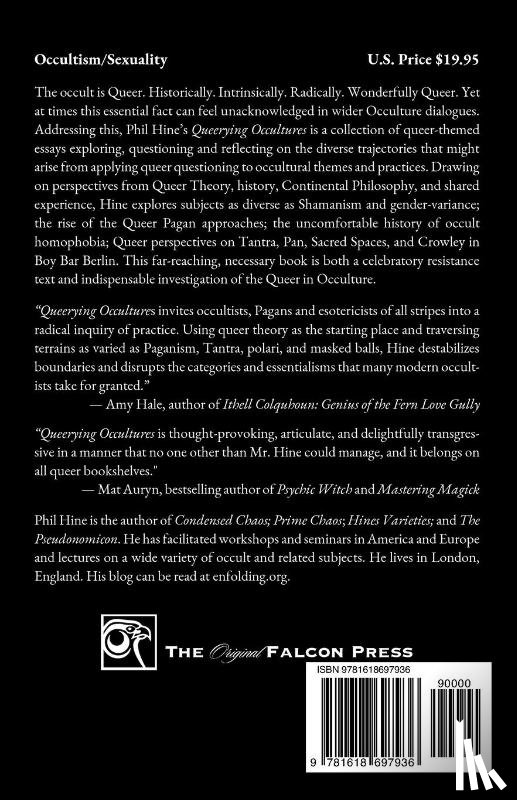 Hine, Phil - Queerying Occultures: Essays from Enfolding Vol. 1