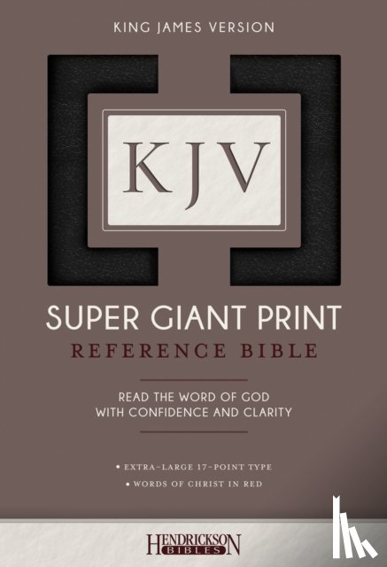 Hendrickson Bibles - KJV Super Giant Print Bible