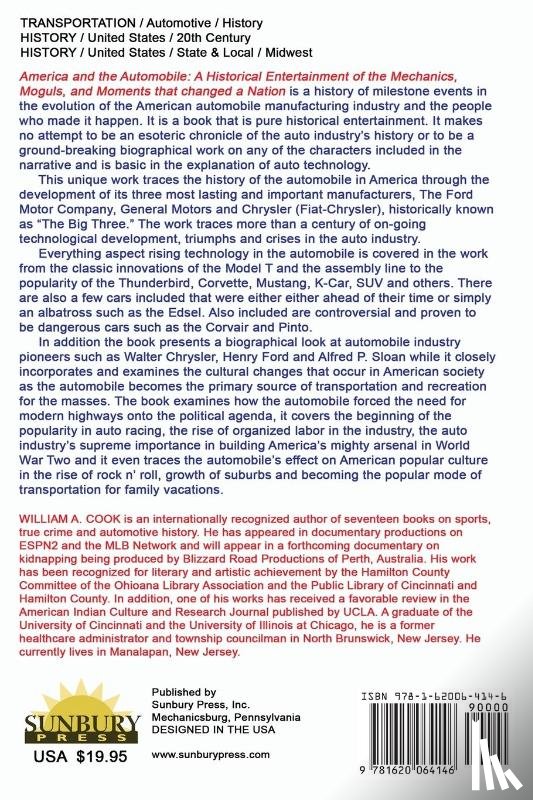 Cook, William A - America and the Automobile