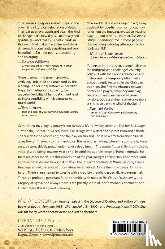 Anderson, Mia - The Sunrise Liturgy