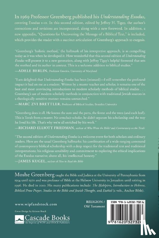 Greenberg, Moshe - Understanding Exodus, Second Edition