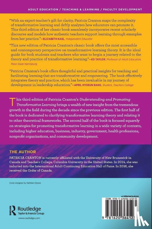 Cranton, Patricia - Understanding and Promoting Transformative Learning