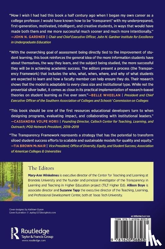  - Transparent Design in Higher Education Teaching and Leadership