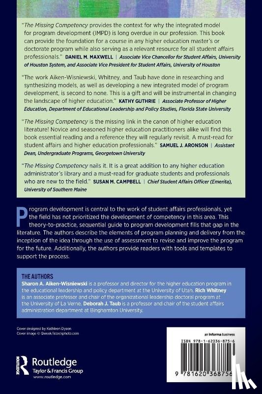 Aiken-Wisniewski, Sharon A., Taub, Deborah J., Whitney, Rich - The Missing Competency