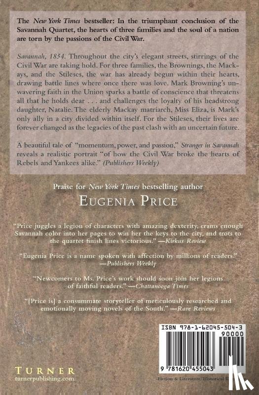 Price, Eugenia - Stranger in Savannah