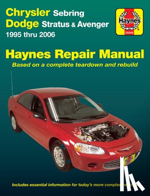 Haynes Publishing - Chrysler Sebring & Dodge Stratus/Avenger (95-06) Haynes Repair Manual (USA)