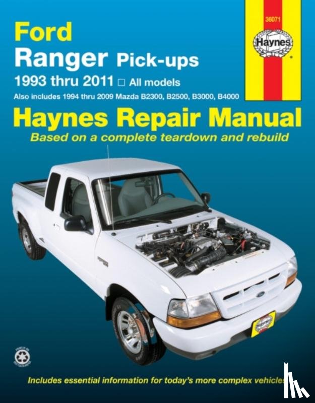 Haynes Publishing - Ford Ranger (1993-2011) & Mazda B2300/B2500/B3000/B4000 (1994-2009) Haynes Repair Manual (USA)