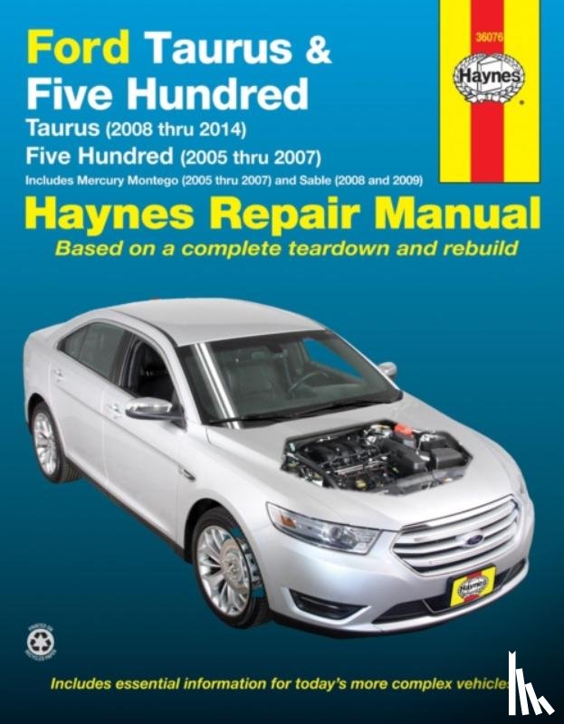Haynes Publishing - Ford Taurus (08-14) & Five Hundred (05-07) & Mercury Montego (05-07) & Sable (08-09) Haynes Repair Manual (USA)