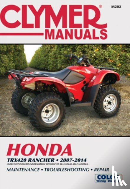Haynes Publishing - Honda TRX420 Rancher ATV (2007-2014) Service Repair Manual