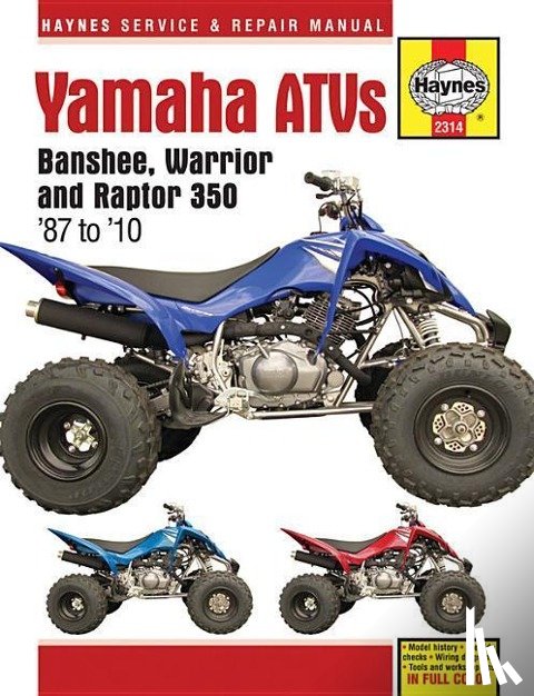 Haynes Publishing - Yamaha Banshee, Warrior & Raptor 350 ATVs (87 - 10)
