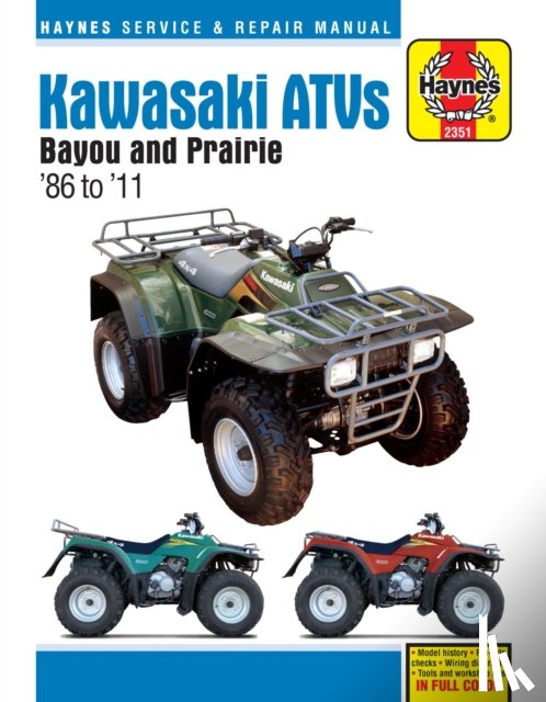 Haynes Publishing - Kawasaki Bayou & Prarie ATVs (86 - 11)