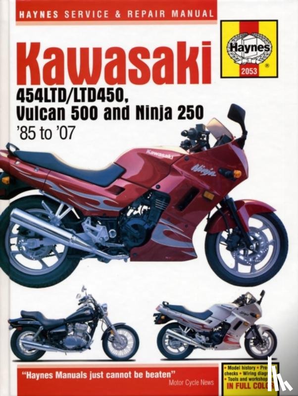 Haynes Publishing - Kawasaki 454 Ltd, Vulcan 500 & Ninja 250 (85 -07)
