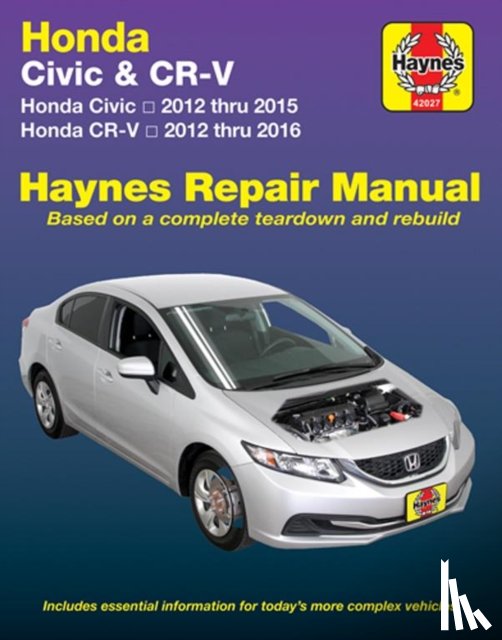 Haynes Publishing - Honda Civic (12-15) & CR-V (12-16) Haynes Manual (USA)