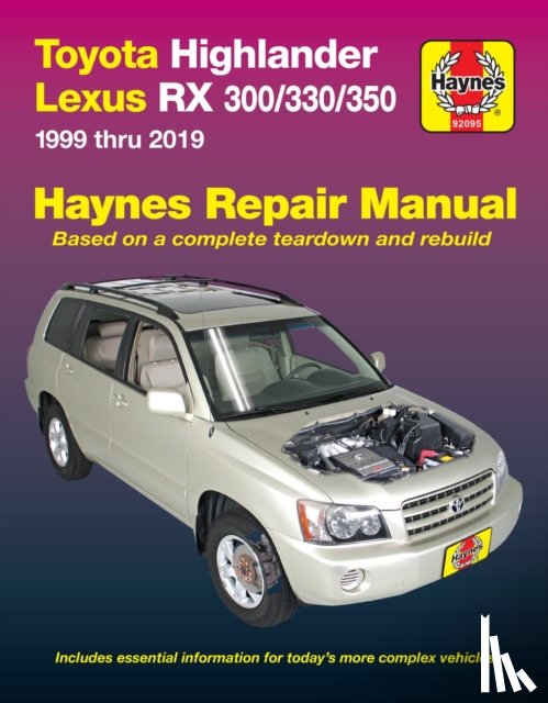 Haynes Publishing - Toyota HighLander (2001-2019) & Lexus RX 300/330/350 (1999-2019) (USA)
