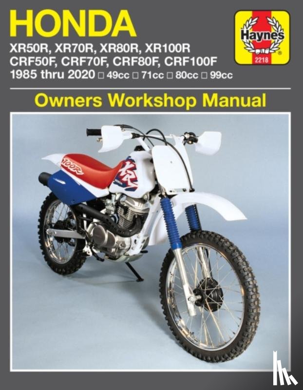 Haynes Publishing - Honda XR50R, XR70R, XR80R, XR100R, CRF50F, CRF70F, CRF80F, CRF100F (85-20)