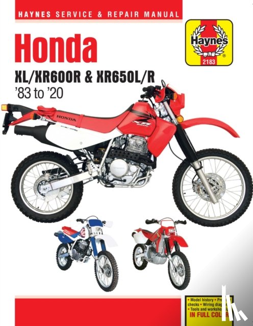Haynes Publishing - Honda XL/XR600R & XR650L/R (83-20)