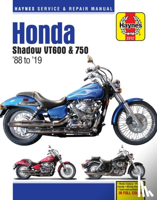 Haynes Publishing - Honda Shadow VT600 & 750 (88-19)