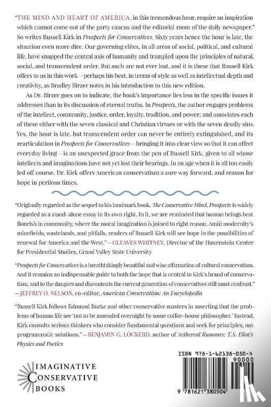 Kirk, Russell - Prospects for Conservatives