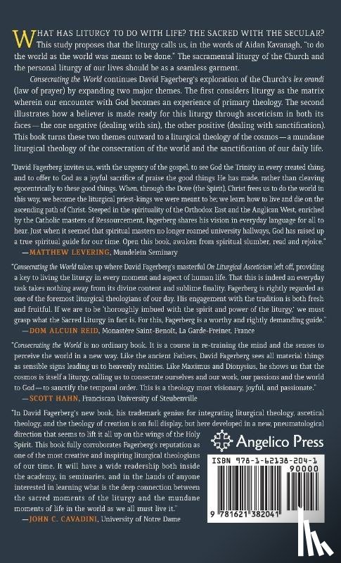 Fagerberg, David W - Consecrating the World