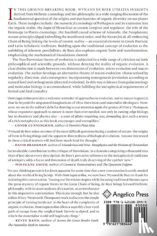 de Beer, Wynand - From Logos to Bios