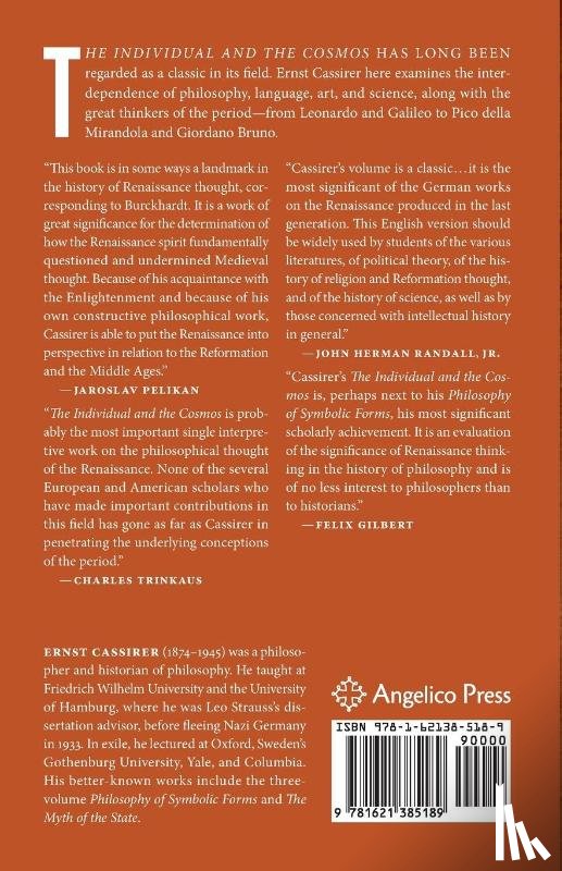 Cassirer, Ernst - The Individual and the Cosmos in Renaissance Philosophy