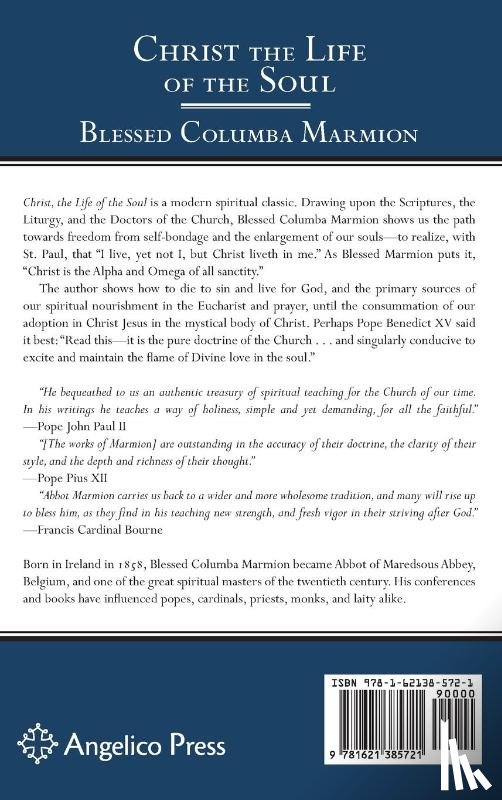 Marmion, Blessed Columba, Marmion, Abbot, Marmion, Dom Columba - Christ the Life of the Soul