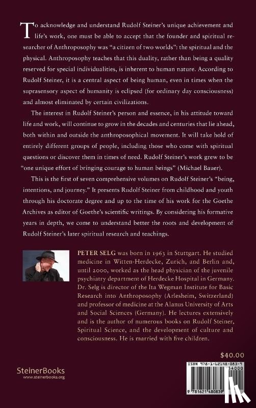 Selg, Peter - Rudolf Steiner, Life and Work