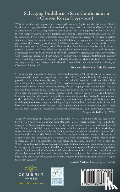 Evon, Gregory N. - Salvaging Buddhism to Save Confucianism in Choson Korea (1392-1910)