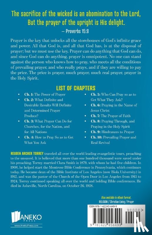 Torrey, Reuben a - The Power of Prayer and the Prayer of Power
