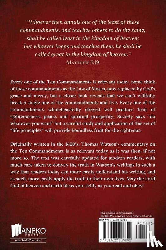 Watson, Thomas - The Ten Commandments