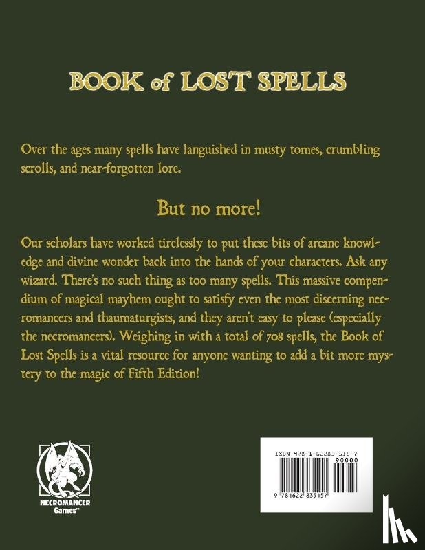 Winter, Steve - Book of Lost Spells - 5th Edition