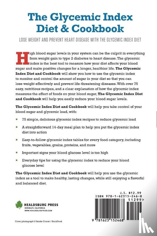 Healdsburg Press - The Glycemic Index Diet & Cookbook