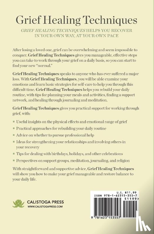 Calistoga Press - Grief Healing Techniques