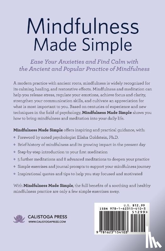 Calistoga Press - Mindfulness Made Simple