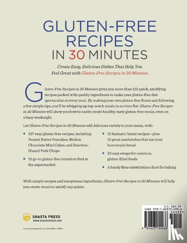 Shasta Press - Gluten-Free Recipes in 30 Minutes