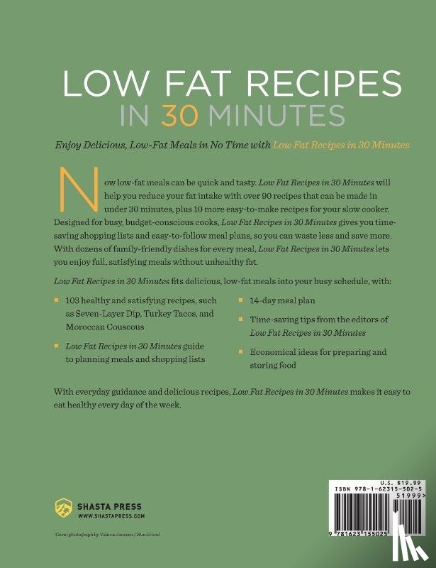 Shasta Press - Low Fat Recipes in 30 Minutes