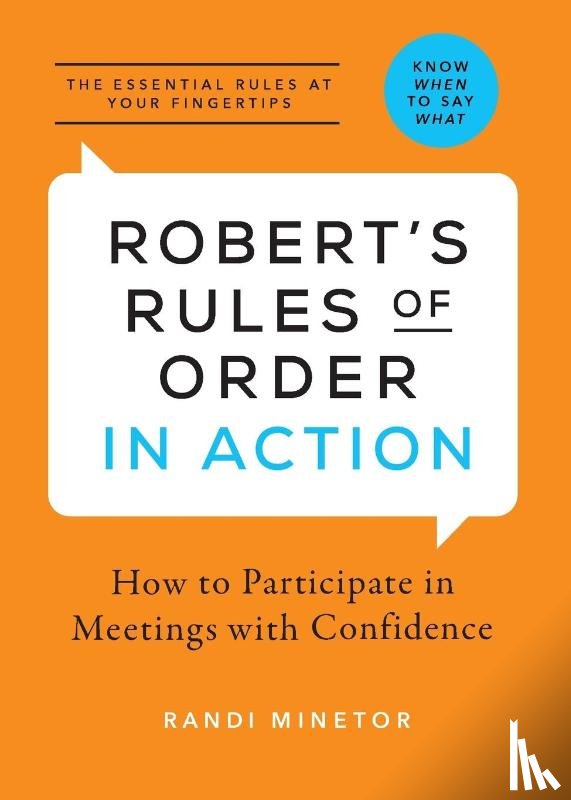 Minetor, Randi - Robert's Rules of Order in Action