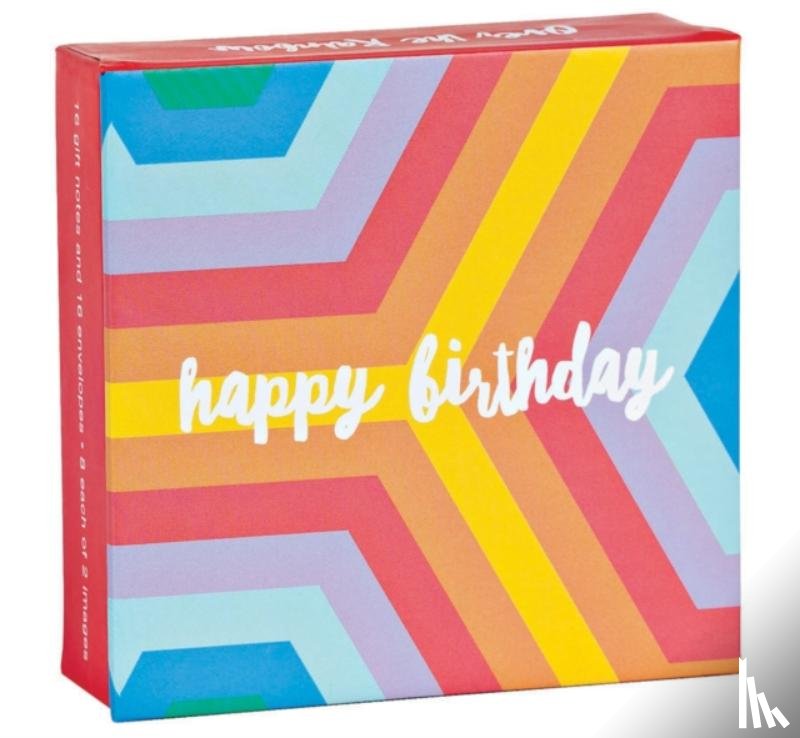 Ampersand - Over the Rainbow Mini FlipTop Notecard Box