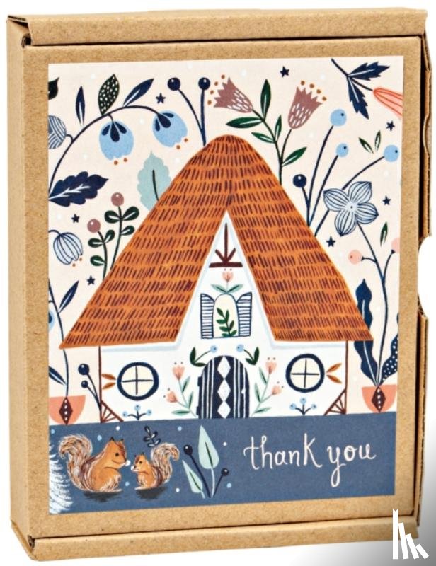 Waycott, Flora - Cozy Cabin Thank You GreenThanks