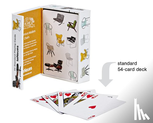 Hail Tiger Studio - Mid-Century Modern Chairs Playing Cards