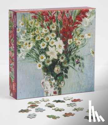 Teneues - Teneues - 1,000 Piece Puzzle: Bouquet of Gladioli by Claude Monet, Full Color Printed Puzzle, 20 X 20 Puzzle, Poster Guide Insert Included: 1000-Piece