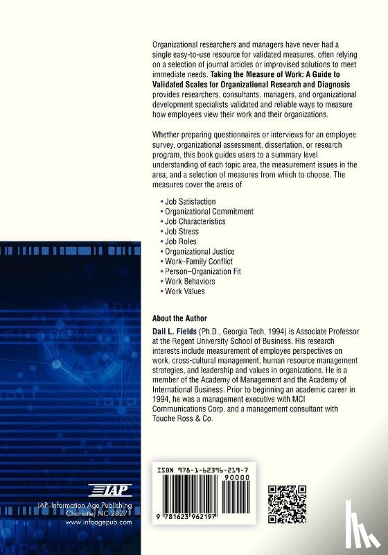 Fields, Dail L. - Taking the Measure of Work