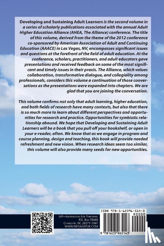  - Developing and Sustaining Adult Learners